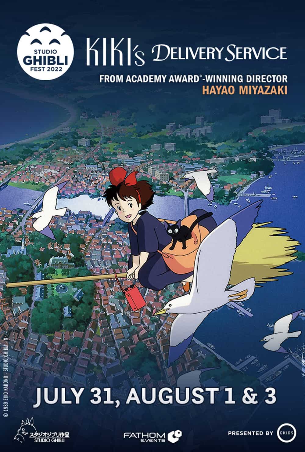 Kiki's Delivery Service official high-quality poster licenced from Studio  Ghibli — Riekeles Gallery
