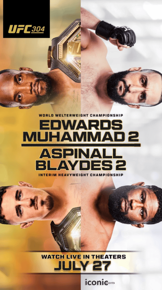 UFC 304: Edwards vs. Muhammad 2 poster image