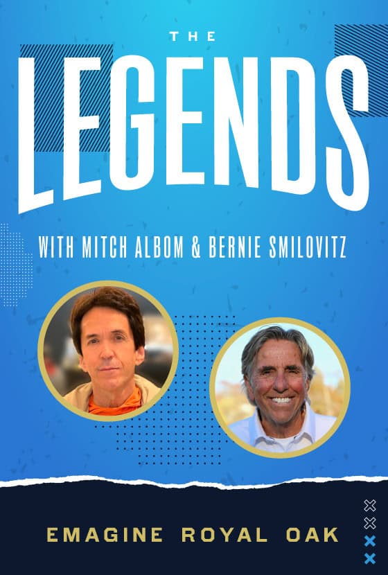 The Legends with Mitch Albom & Bernie Smilovitz with Special Guest Brian Williams poster image