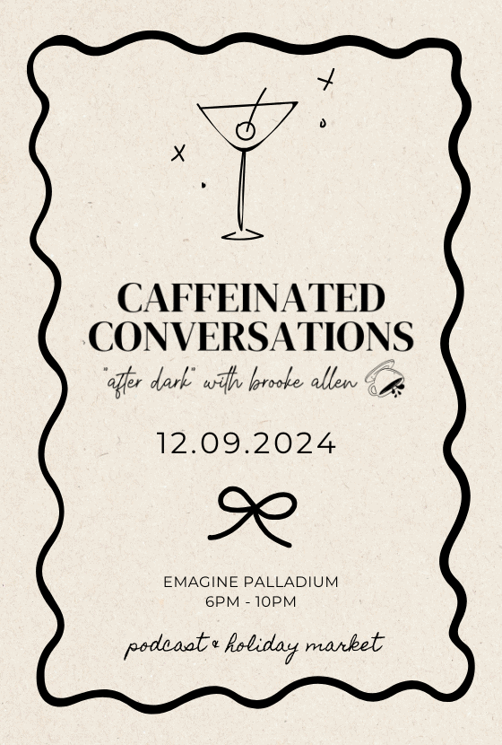 Caffeinated Convos After Dark w/ Brooke Allen poster image