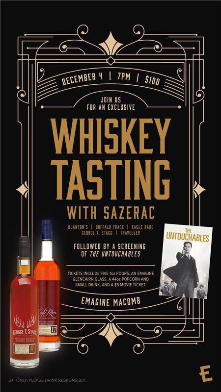 Whiskey Tasting: Hosted by Sazerac poster image